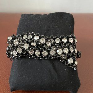 Braided Rhinestone Bracelet